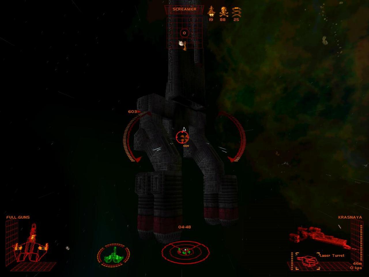 [26/11/2001] MINDERWERTIG? Einige Kreuzer in Starlancer flößen einem ernsthaft Ehrfurcht ein.